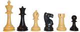 Black & Tan Fierce Knight Chess Pieces