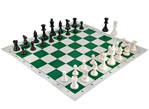 Gambit Club Chess Set & Drawstring Bag